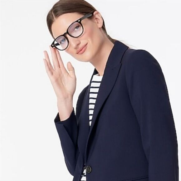 J. Crew Classic Round Blue Light Glasses - Picture 1 of 5